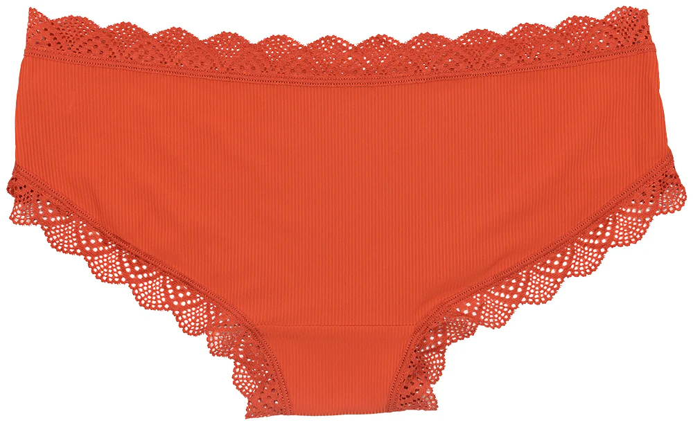 Pretty Red Lace-Trim Hipster – Silky & Flattering S–XL - Image 4