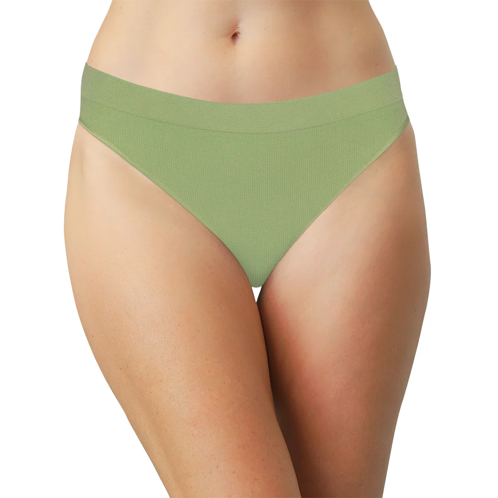 Seamless Ribbed Tag Free Thong - Buy More Save More - Image 9